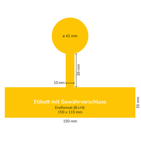 Elegante Elena – Etikett mit Gewährverschluss 250g (Twist-Off)