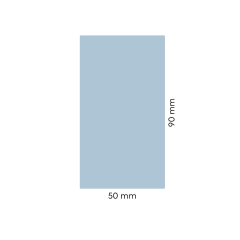 Moderner Marlo – Rechteckiges Flaschenetikett 50x90mm für 200ml Met