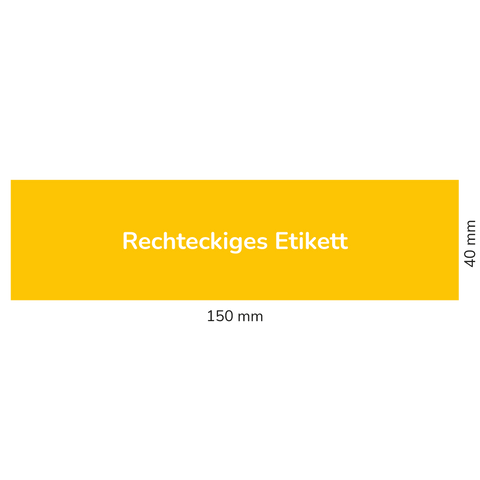 Klebriger Klaus – Rechteckiges Etikett 250g (Kunststoffdeckel)