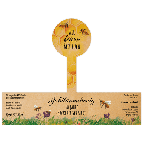 Jubelnde Jule - Etikett mit Gewährverschluss 250g (Twist-Off)