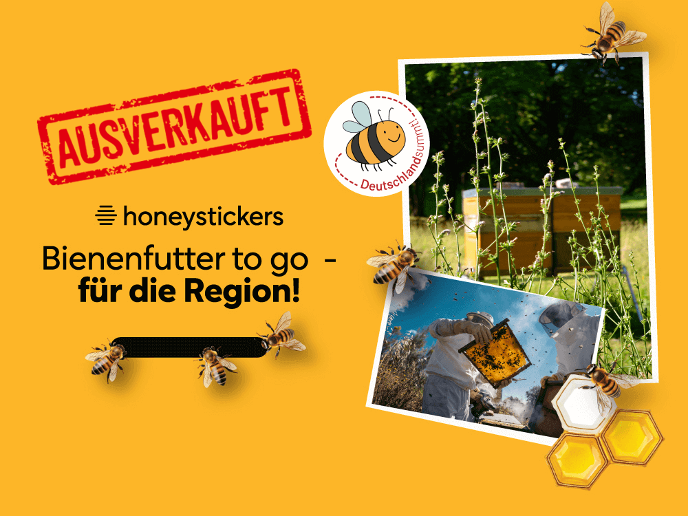 Bienenfutter to go – für den guten Zweck