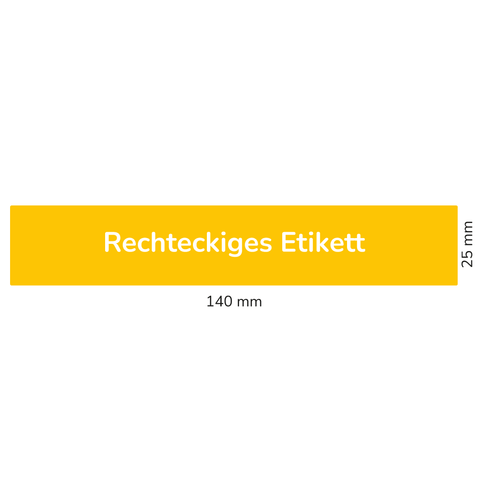 Leere Lola – Rechteckiges Etikett 160g (Deep-Twist-Off)