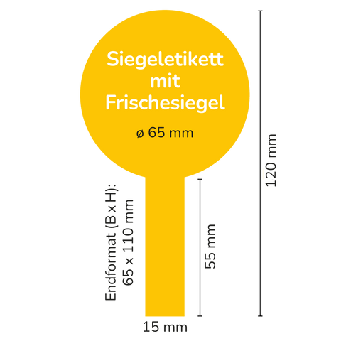Brummender Bernd – Siegeletikett mit Frischesiegel 500g (Kunststoffdeckel)