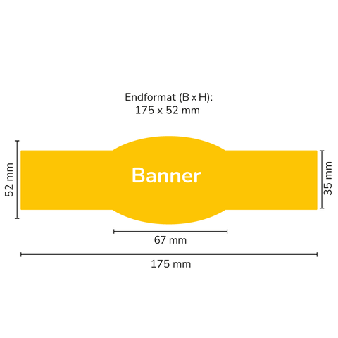 Leere Lola - Banner Sonderform Rund 500g (Twist-Off)