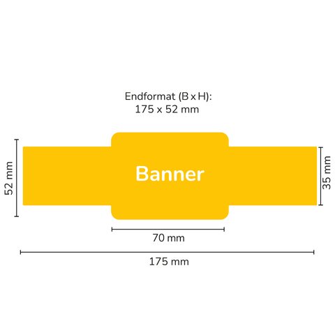 Leere Lola - Banner Sonderform Rechteck 500g (Twist-Off)