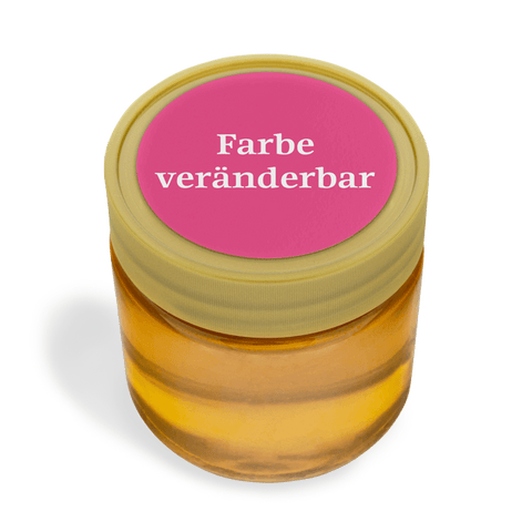 Kunterbunte Karla – Deckeletikett 250g (Kunststoffdeckel)