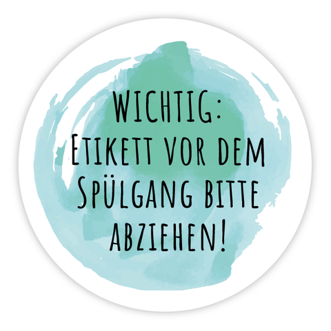 Runder Sticker 40x40mm - Etikett abziehen