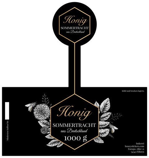 Nobler Norbert - Etikett mit Gewährverschluss 1000g (Twist-Off)