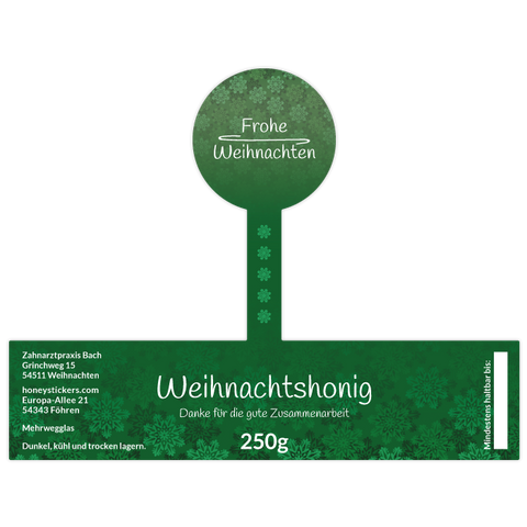 Nordische Nora - Etikett mit Gewährverschluss 250g (Twist-Off)