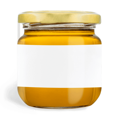 Leere Lola – Etikett mit seitlichem Siegel Fahne 250g (Twist-Off)