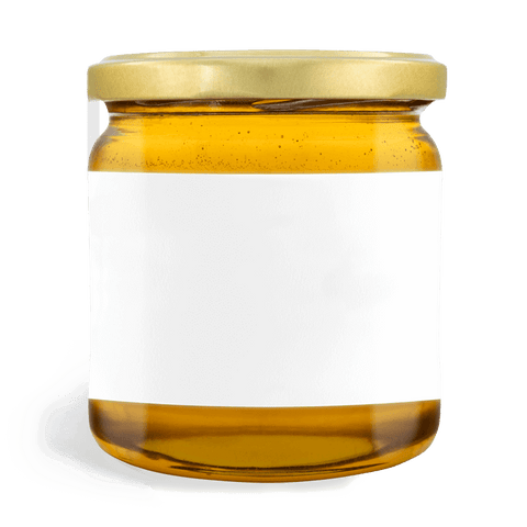 Leere Lola – Etikett mit seitlichem Siegel Fahne 500g (Twist-Off)