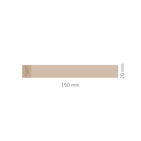 Charmanter Charly – Banderolenetikett 150x20mm für Wabenkerzen Ø40mm