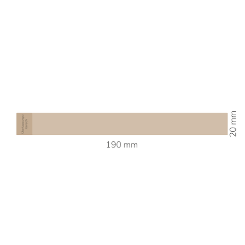 Charmanter Charly – Banderolenetikett 190x20mm für Wabenkerzen Ø55mm