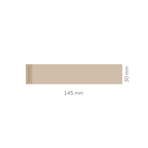 Charmanter Charly – Banderolenetikett 145x30mm für Stumpenkerzen Ø45mm