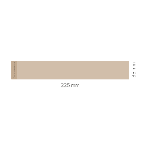 Charmanter Charly – Banderolenetikett 225x35mm für Stumpenkerzen Ø65mm