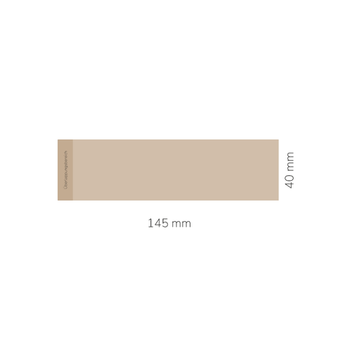 Charmanter Charly – Banderolenetikett 145x40mm für Stumpenkerzen Ø45mm