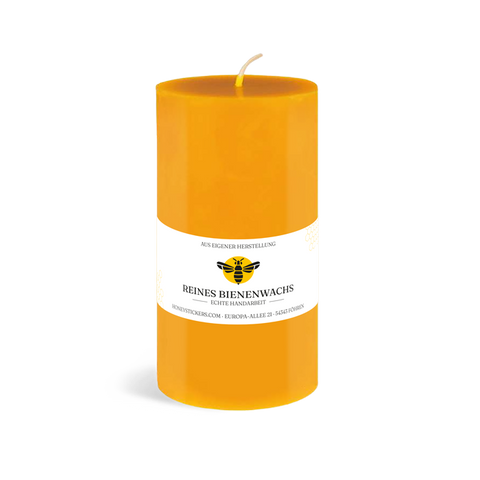 Charmanter Charly – Banderolenetikett 225x45mm für Stumpenkerzen Ø65mm
