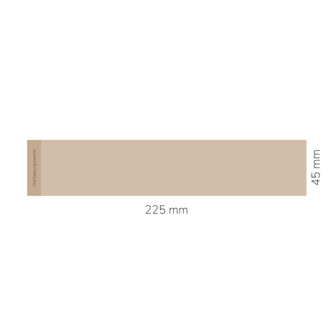 Charmanter Charly – Banderolenetikett 225x45mm für Stumpenkerzen Ø65mm