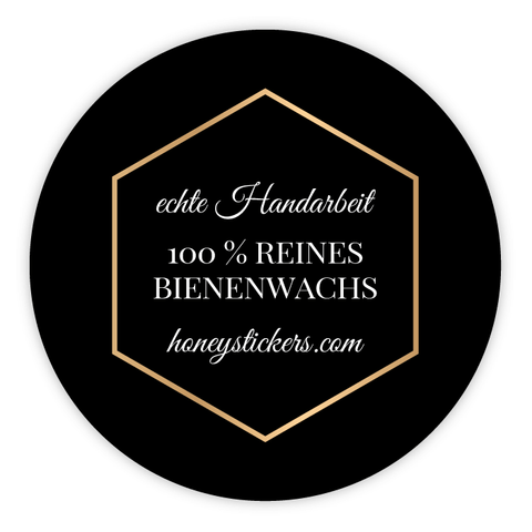 Nobler Norbert – Runder Deckelaufkleber 40x40mm für Kerzen im 375g-Glas