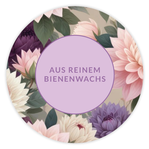 Gelassene Gerda – Runder Deckelaufkleber 55x55mm für Kerzen im 500g-Glas