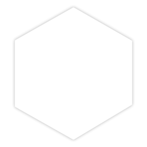 Leere Lola – Hexagonaler Kerzensticker 40x45mm