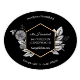 Nobler Norbert – Ovaler Aufkleber 50x40mm für Kerzen im 250g-Glas