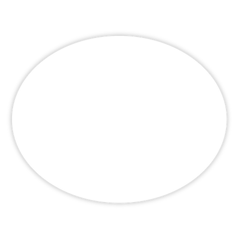 Leere Lola – Ovaler Aufkleber 45x35mm für Stumpenkerzen Ø60mm