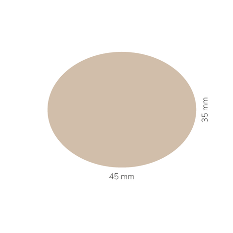 Charmanter Charly – Ovaler Aufkleber 45x35mm für Stumpenkerzen Ø60mm