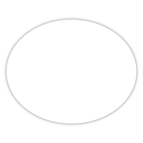 Leere Lola – Ovaler Aufkleber 50x40mm für Stumpenkerzen Ø65mm
