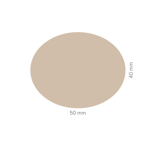 Charmanter Charly – Ovaler Aufkleber 50x40mm für Stumpenkerzen Ø65mm