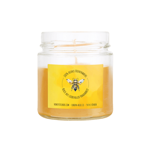Sonnige Sophia – Rechteckiger Aufkleber 50x40mm für Kerzen im 250g-Glas