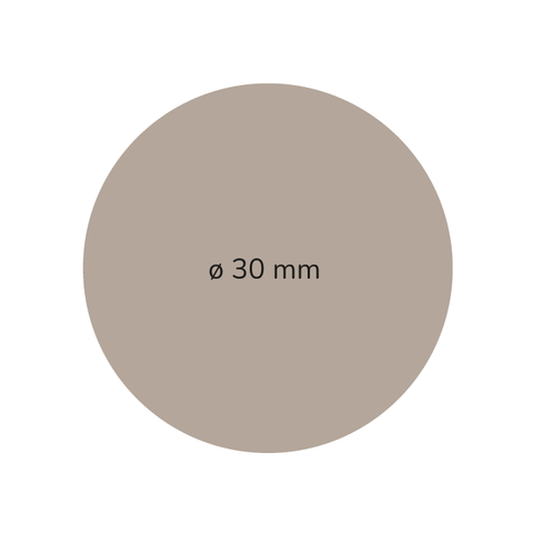 Gefahrenhinweise – Runder Kerzensticker 30mm