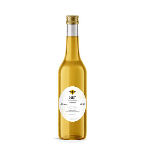 Charmanter Charly – Ovales Flaschenetikett 70x90mm für 500ml Met