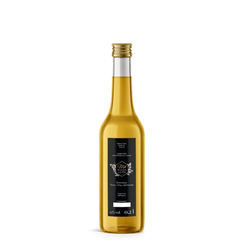 Nobler Norbert – Rechteckiges Flaschenetikett 35x90mm für 200ml Met