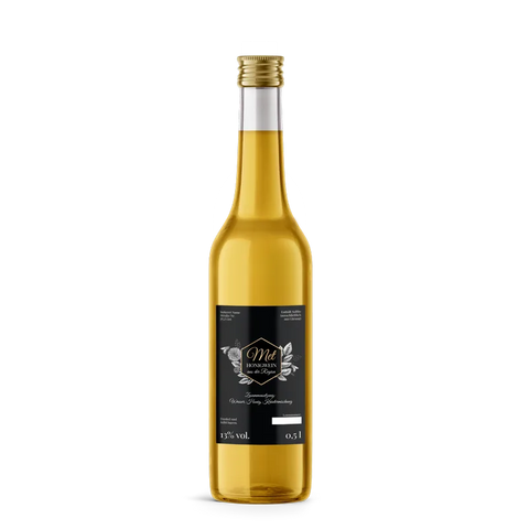 Nobler Norbert – Rechteckiges Flaschenetikett 65x100mm für 500ml Met