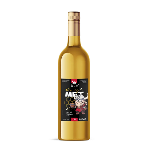 Wilder Wiki – Rechteckiges Flaschenetikett 65x100mm für 750ml Met