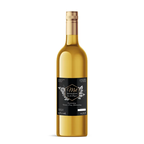 Nobler Norbert – Rechteckiges Flaschenetikett 80x100mm für 750ml Met