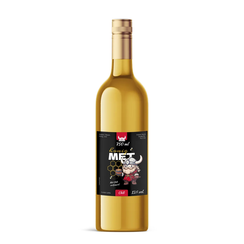 Wilder Wiki – Rechteckiges Flaschenetikett 80x100mm für 750ml Met