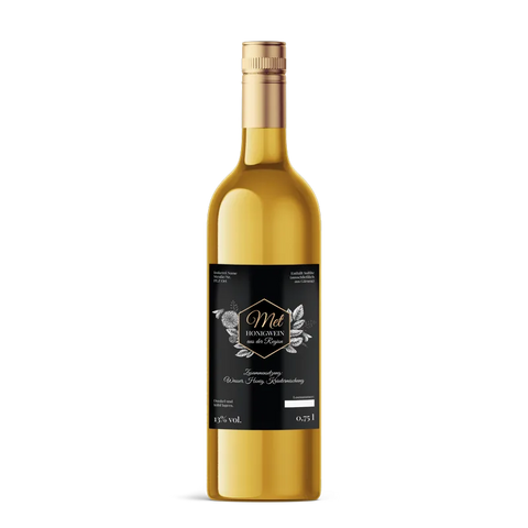 Nobler Norbert – Rechteckiges Flaschenetikett 80x120mm für 750ml Met