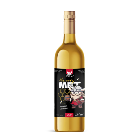 Wilder Wiki – Rechteckiges Flaschenetikett 85x125mm für 750ml Met