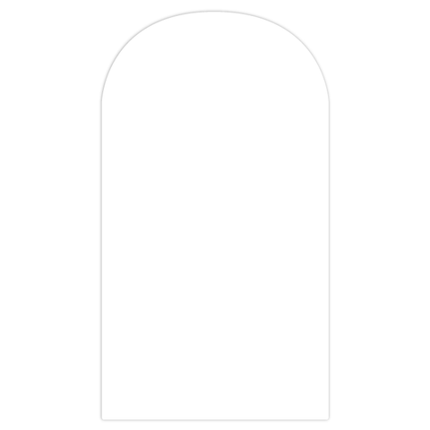 Leere Lola – Rechteckiges Flaschenetikett mit Abrundung 50x90mm für 200ml Met