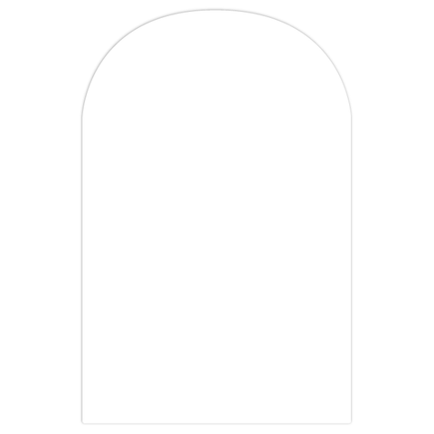 Leere Lola – Rechteckiges Flaschenetikett mit Abrundung 65x100mm für 500ml Met