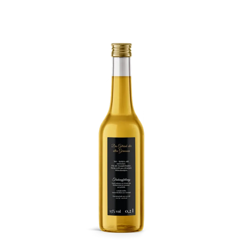 Nobler Norbert – Rechteckiges Rückenetikett 35x90mm für 200ml Met