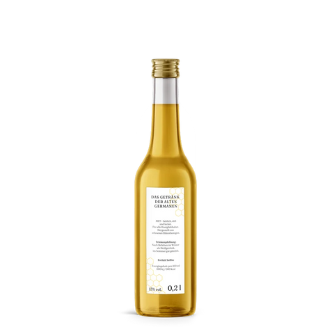 Charmanter Charly – Rechteckiges Rückenetikett 35x90mm für 200ml Met