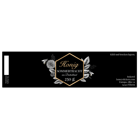 Nobler Norbert - Rechteckiges Etikett 250g (Kunststoffdeckel)