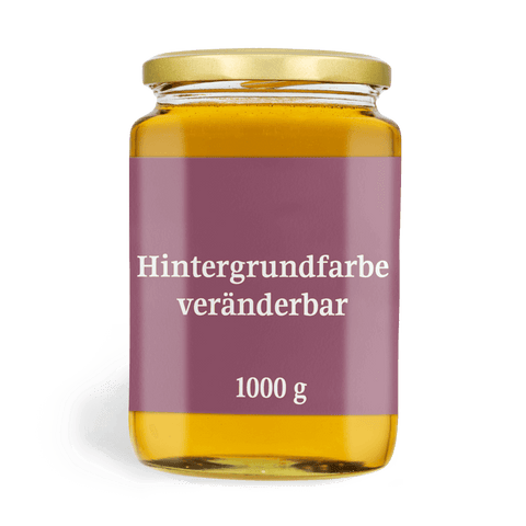 Kunterbunte Karla - Rechteckiges Etikett 1000g (Twist-Off)