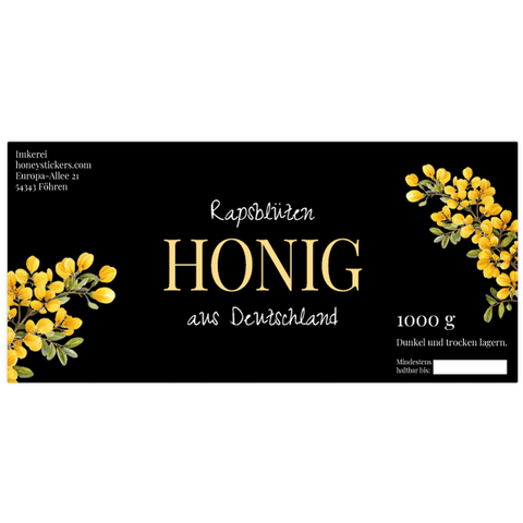 Elegante Elena – Rechteckiges Etikett 1000g (Twist-Off)