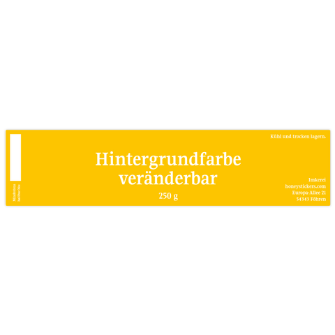 Kunterbunte Karla - Rechteckiges Etikett 250g (Twist-Off)