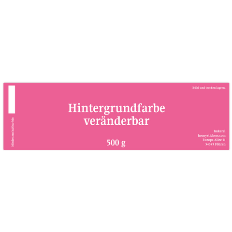 Kunterbunte Karla - Rechteckiges Etikett 500g (Twist-Off)