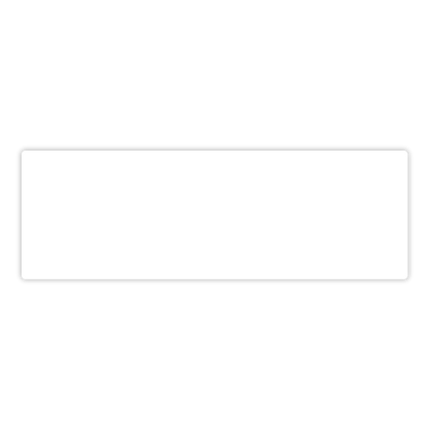 Rechteckiger Sticker 45x15mm - Blanko
